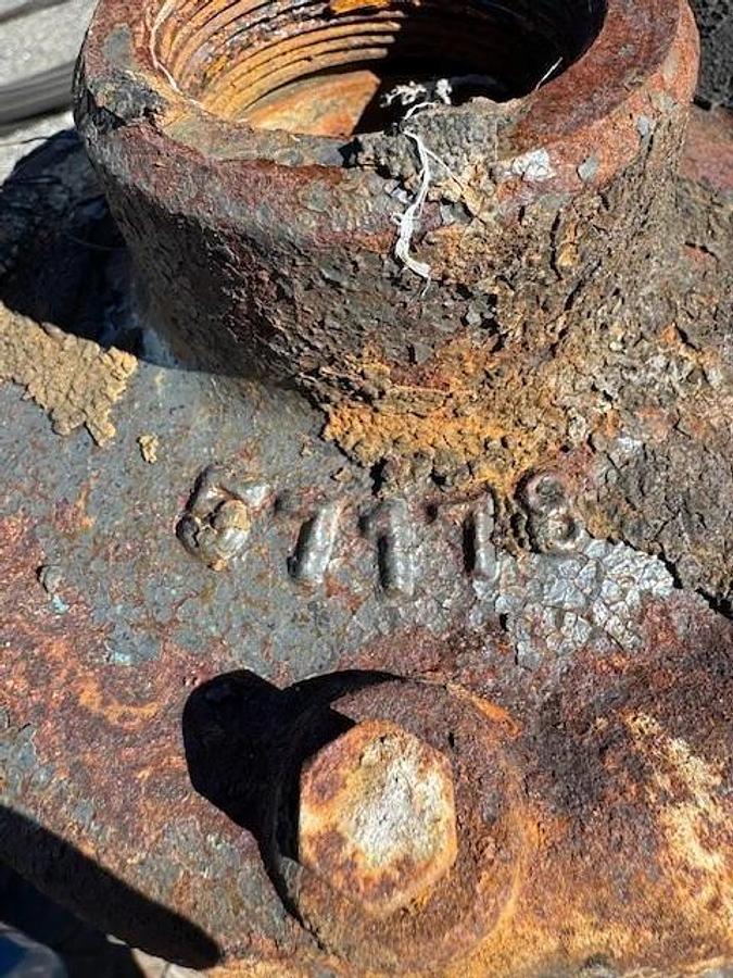 Used Goulds 57178 Frame Pump Assembly 1-3/4” & 2-1/2” Bores, Baldor 5Hp Motor 3450RPM