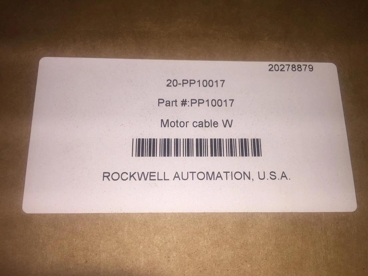 Used Rockwell Automation Allen-Bradley 20-PP10017 Motor Cable W