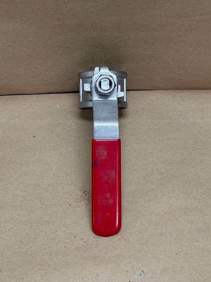 Used 1" Stainless Steel PN56 Threaded Full-Port Ball Valve (1.4401 Stainless Steel)
