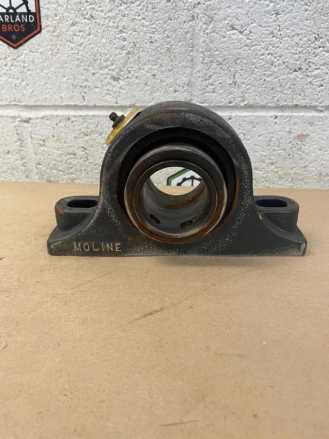 Used Moline 2-1/4” Bore, Pillow Block Bearing