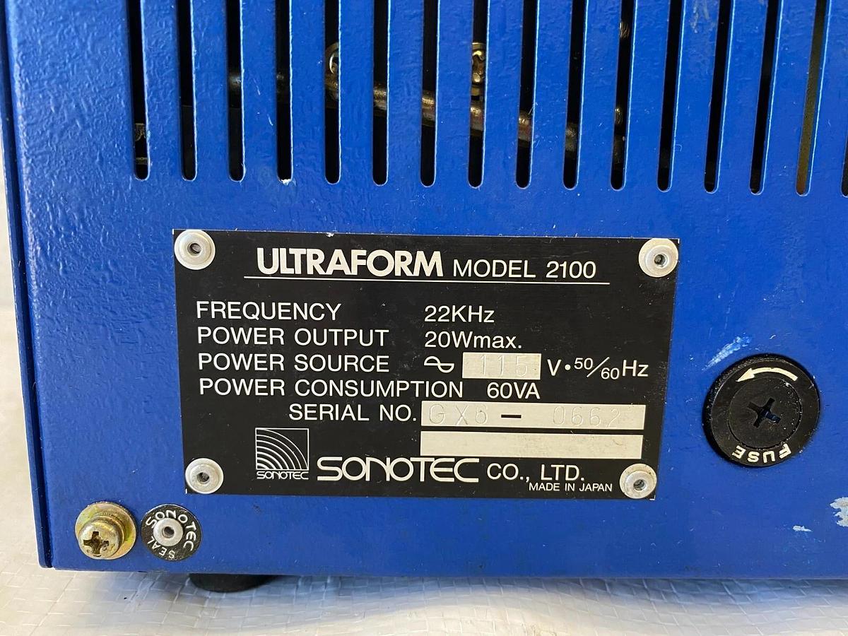 Used Sonotec D-M-E Ultraform UF2100 Power Supply