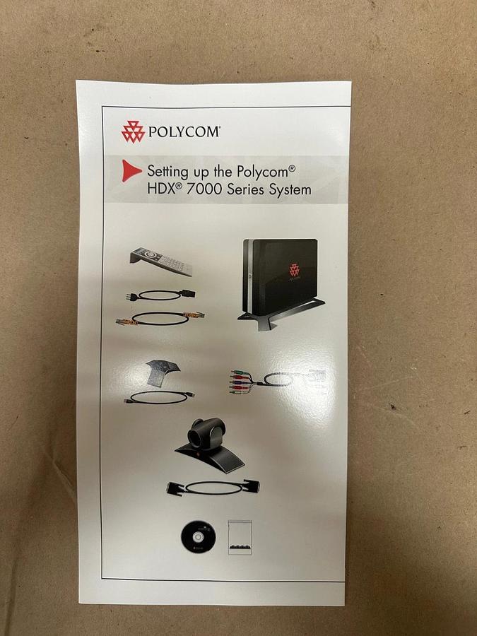 Used POLYCOM 2215-26771-001 HDX 7000 HD Base Box *NEW*