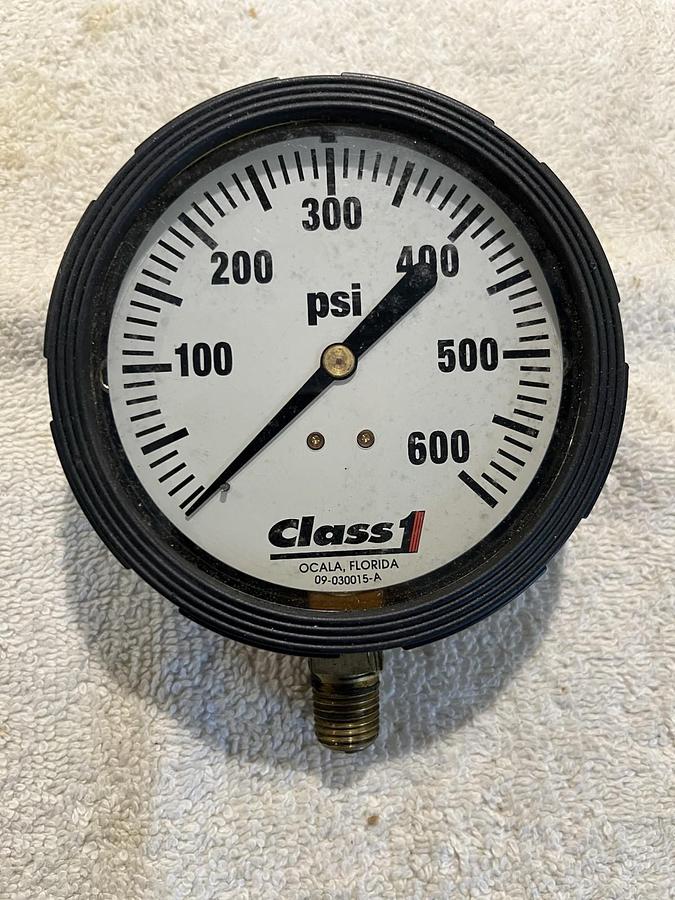 Used Marshalltown 90972 0-30 PSI Gauge