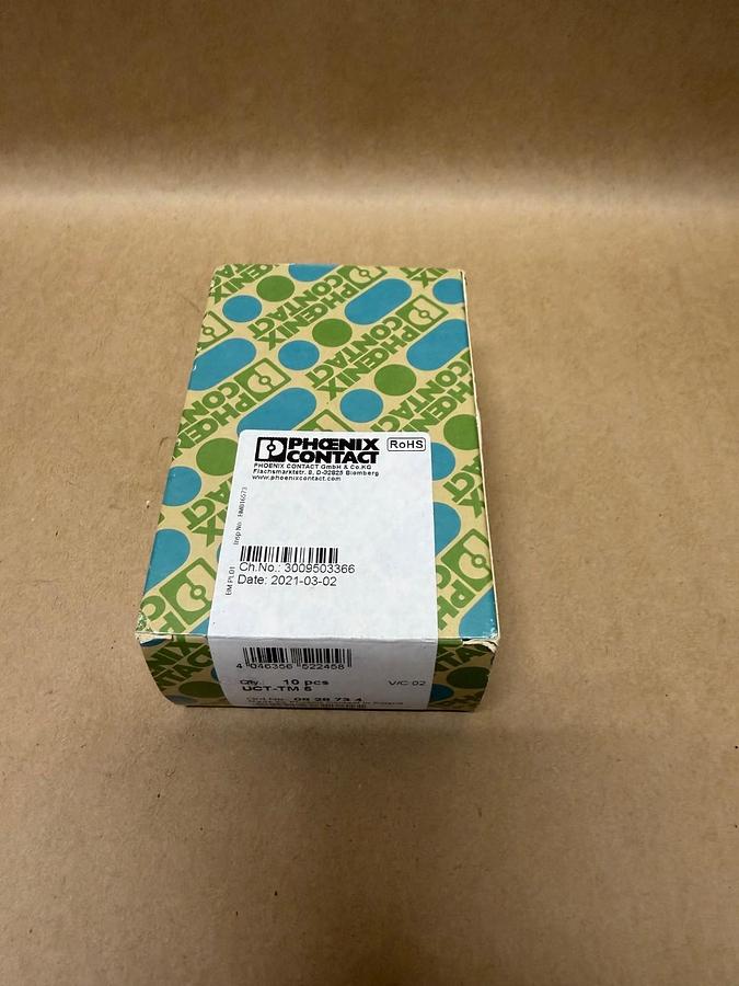 Used Phoenix Contact UCT-TM 5 Marker for Terminal Block, 10 Pcs *FACTORY SEALED*