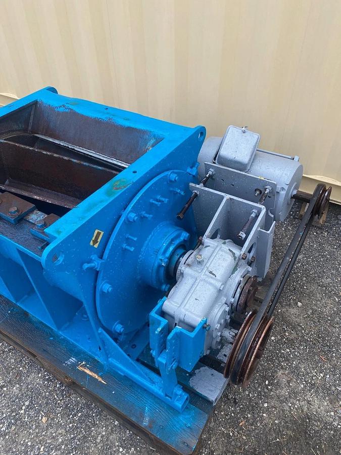 Used Rotary Airlock Feeder 25x30 7.5HP Reliance Electric Motor, Dodge TXT4B Gearbox