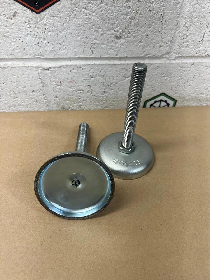 Used Bosch 8981004235 Carbon Steel Base Feet - Lot of 2