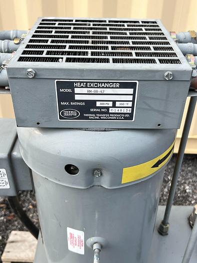 Used Thermal Transfer Heat Exchanger RM-08-42, 10HP Baldor Indust. Motor 37A002Z05062