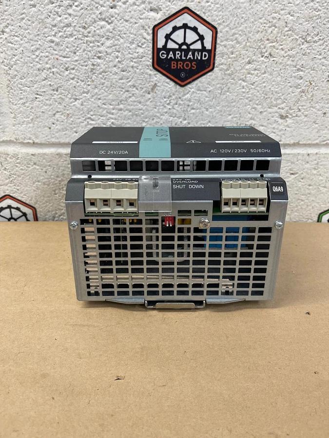 Used Siemens 6EP1336-3BA00 SITOP Modular 20A, 1/2 ph Power Supply