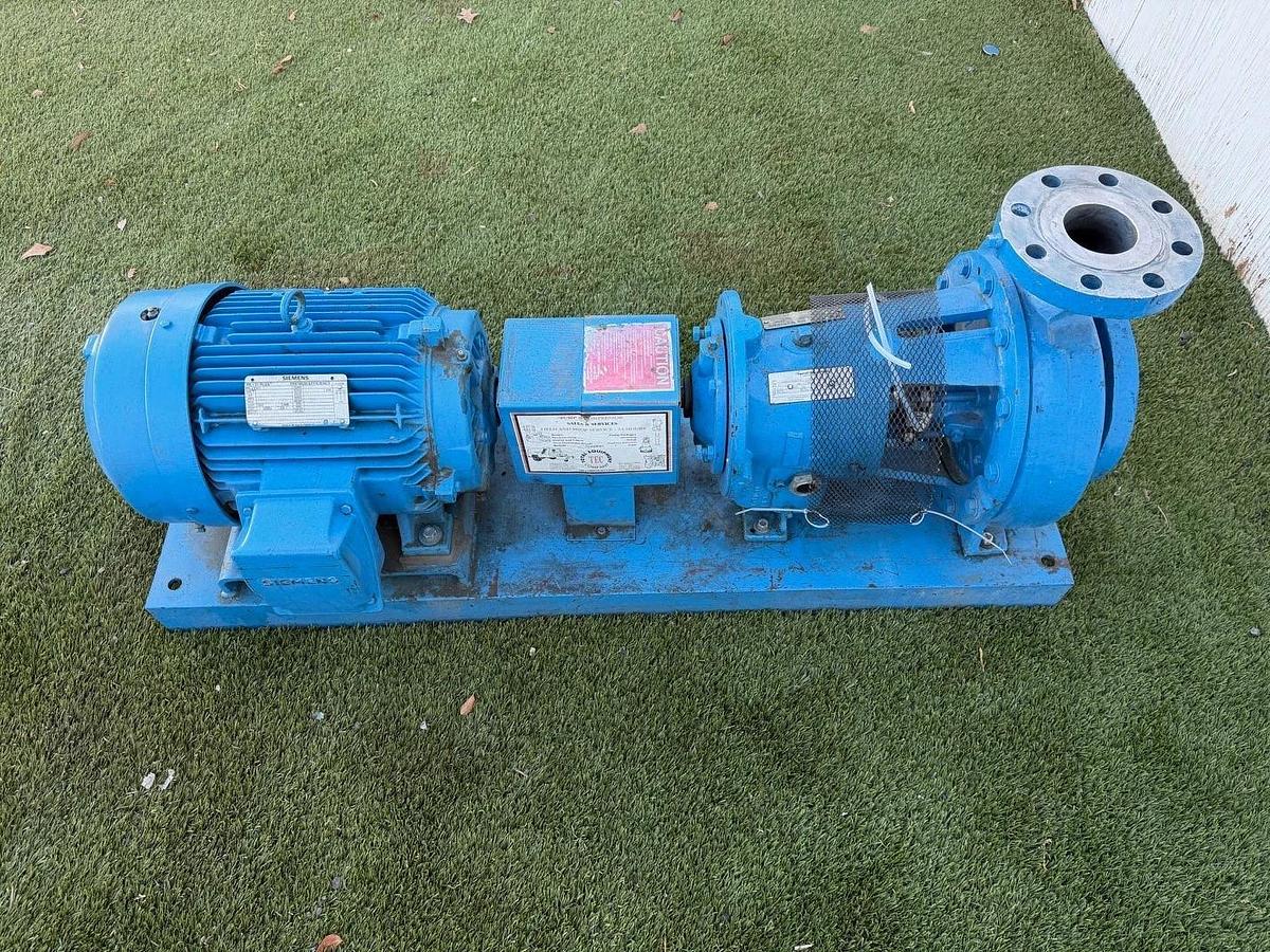 Used Ingersoll-Dresser 4x3x10L Centrifugal Pump Skid, 15Hp Motor @ 1750RPM