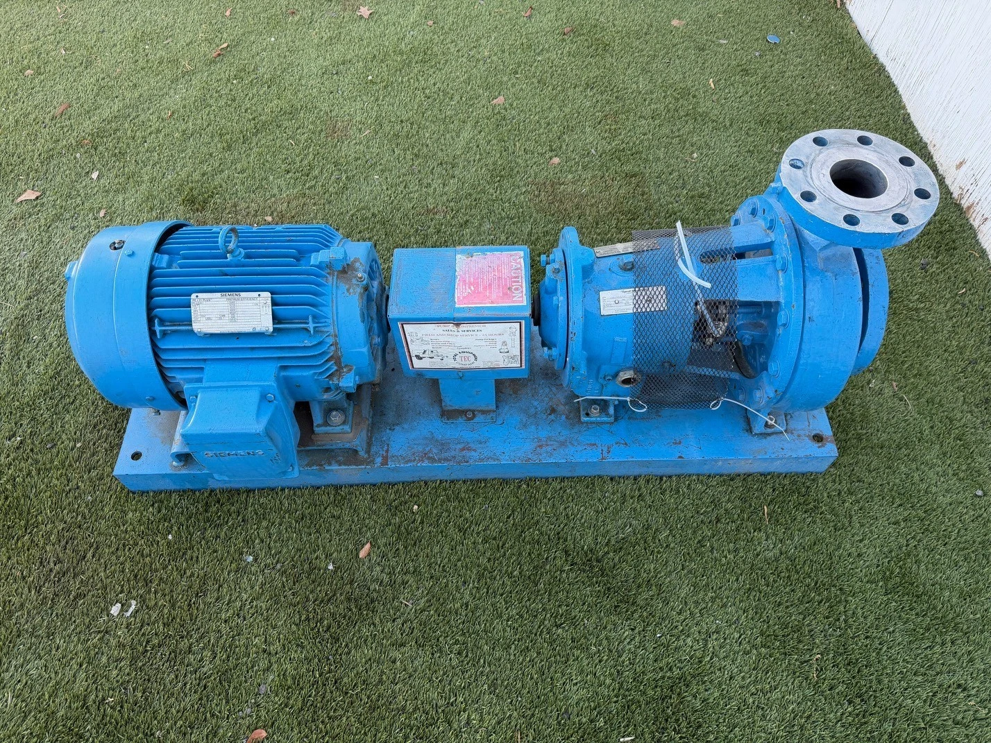Used Ingersoll-Dresser 4x3x10L Centrifugal Pump Skid, 15Hp Motor @ 1750RPM