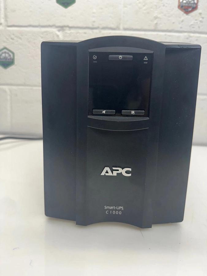 Used APC SMC1000C Smart UPS Connect, 1000 VA, 600W, 8.3A, 120V-50/60Hz