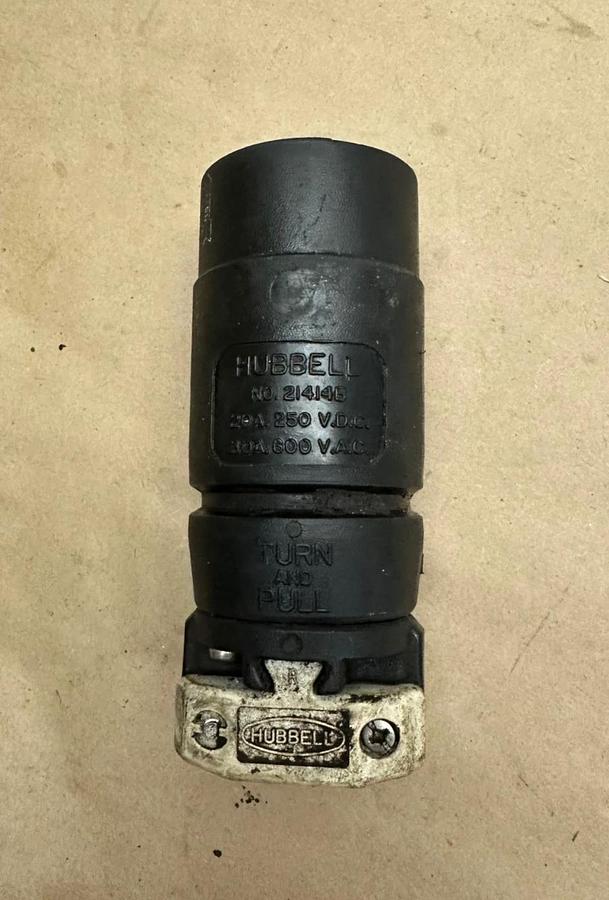 Used Hubbell 21414B Locking Connector