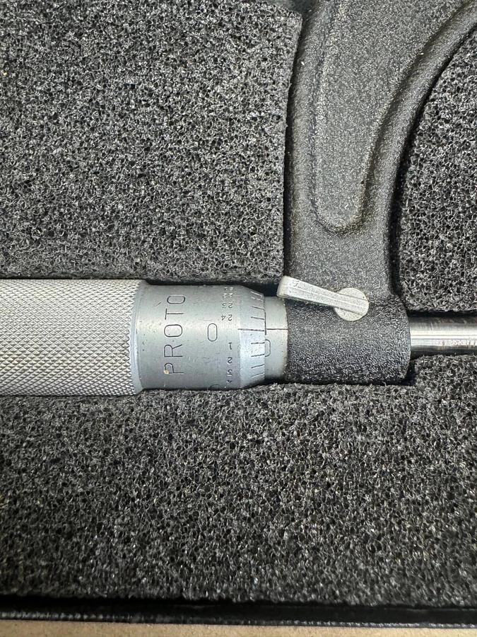 Used Proto 4P Micrometer Set/Tool 0-1, 1-2, 2-3, 3-4