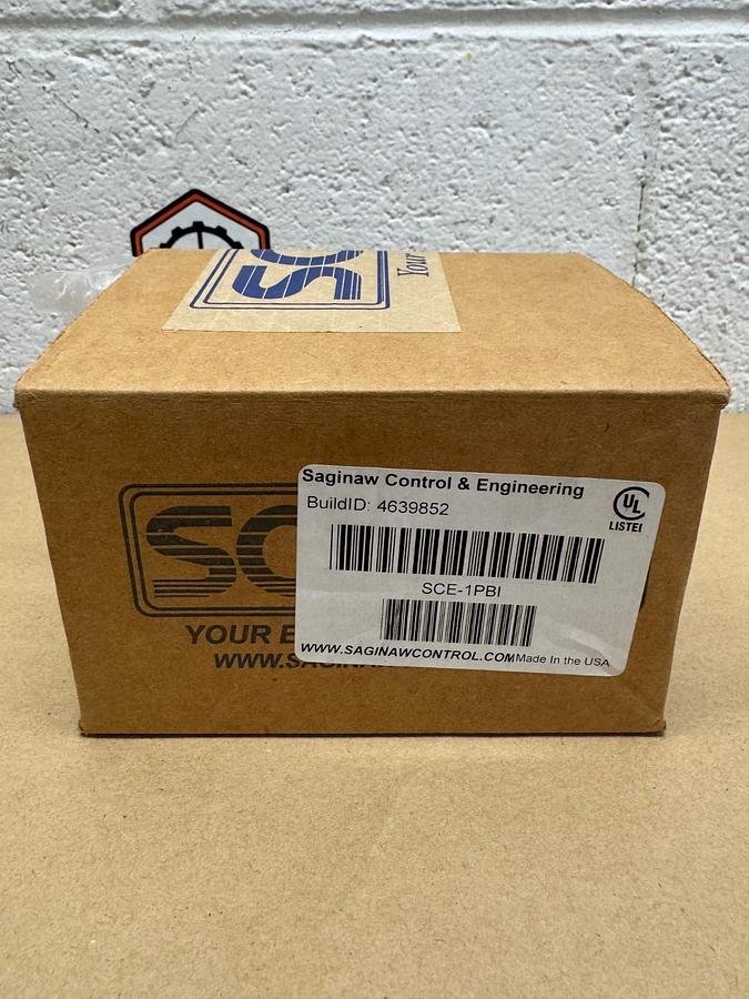 Saginaw Control & Engineering SCE-1PBI Pushbutton Enclosure *NEW*