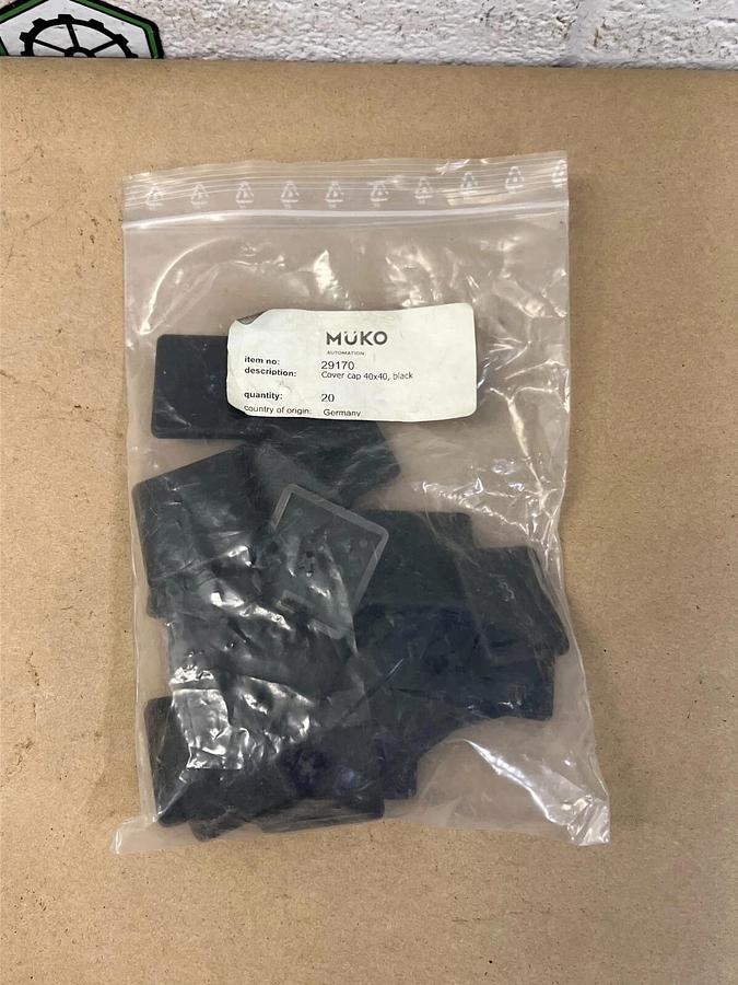 Used Muko 29170 Cover Caps, 40x40 - Lot of 22