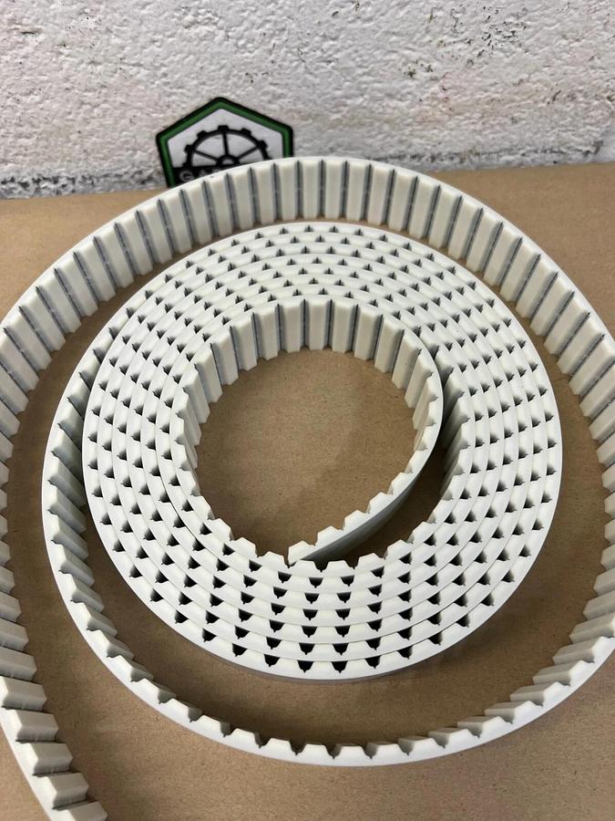 Used Timing Belt White width: 1-1/4” overall length: 13'