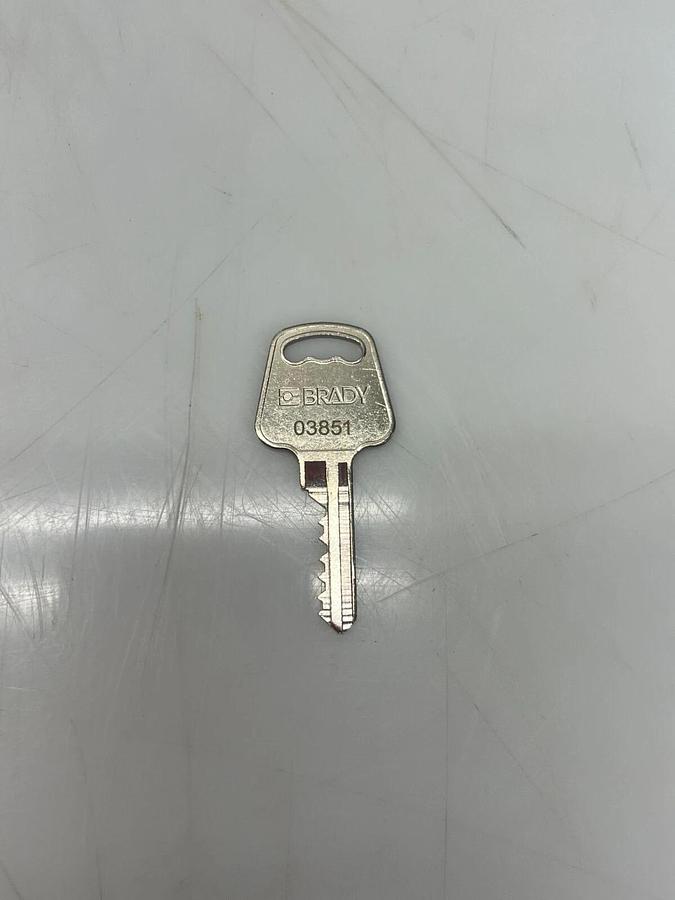 Used Brady 38ST SD Plastic Red Padlock