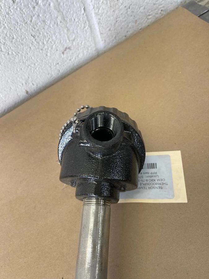 Pyromation K8C-8-75-30-8E17-34 Thermocouple Probe, Temperature Sensor, 30” Probe