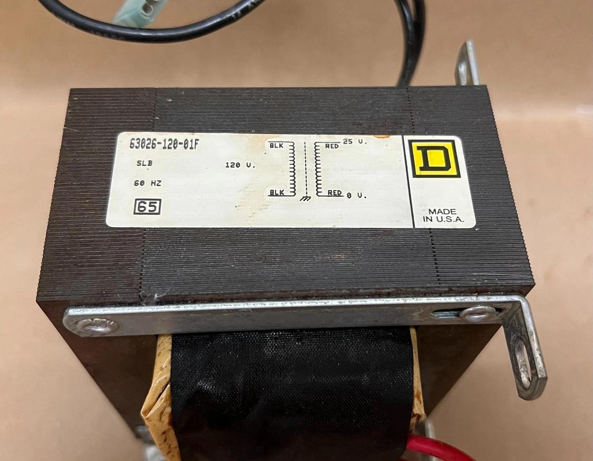 Used Square D 63026-120-01F 60Hz Transformer