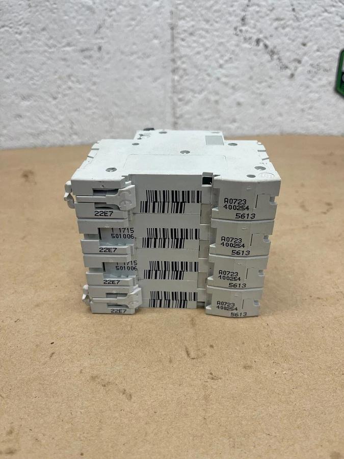 Used Merlin Gerin 24557 Circuit Breaker, 20 A, Multi 9 C60, 4 Pole, 480Y/277V