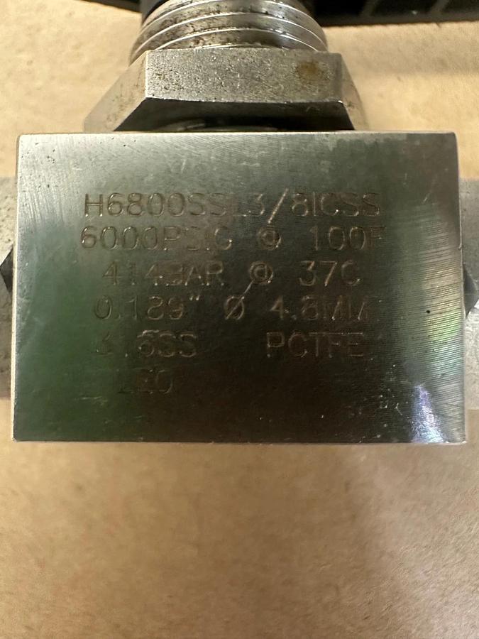 Used HAM-LET H6800SSL3/8ICSS Valve