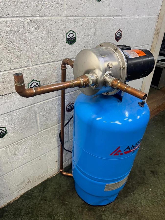 Used Amtrol RP-15 Water Pressure Booster, 75 PSI Tank, 1/2Hp AO Smith Pump @ 3450RPM