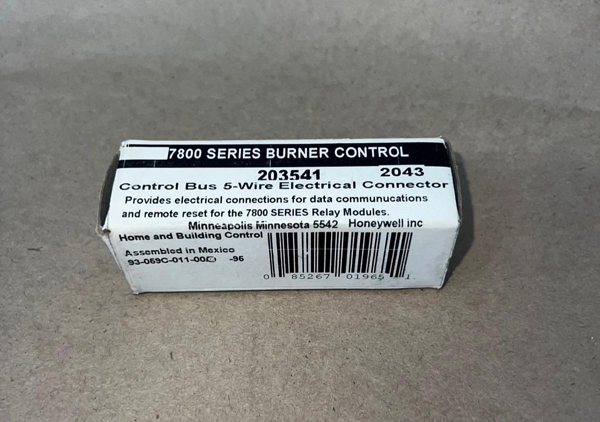 Used Honeywell 203541 Control Bus 5-Wire Electrical Connector *NEW*