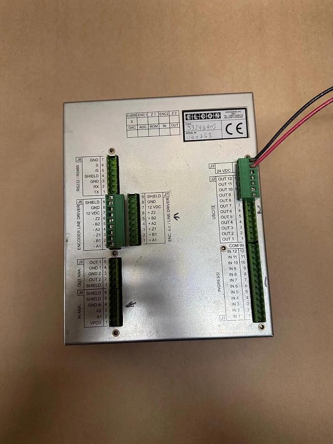 Used Elcon EC609 Operator Interface - FOR PARTS