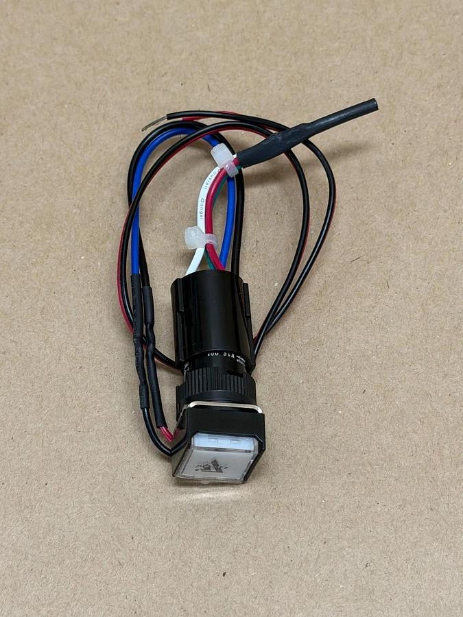 B092MS6RMT 16mm Push Button Switch Square, 3 Pack