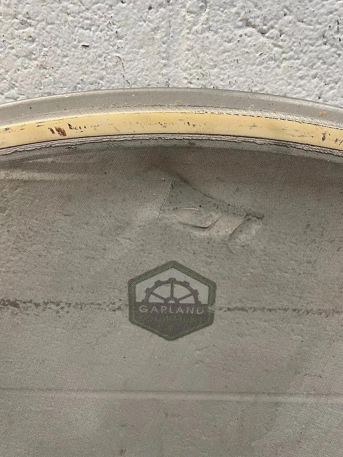 Used Stainless Steel 40” Mesh for Vibratory Screener, 62 microns, w/ Center Hole