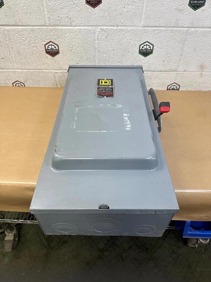 Used Square D HU-364-RB 200A Heavy Duty Safety Switch, 600V