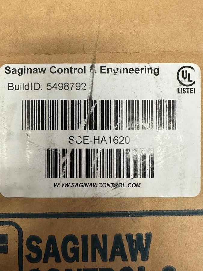 Used Saginaw Control SCE-HA1620 Enclosure *FACTORY SEALED*