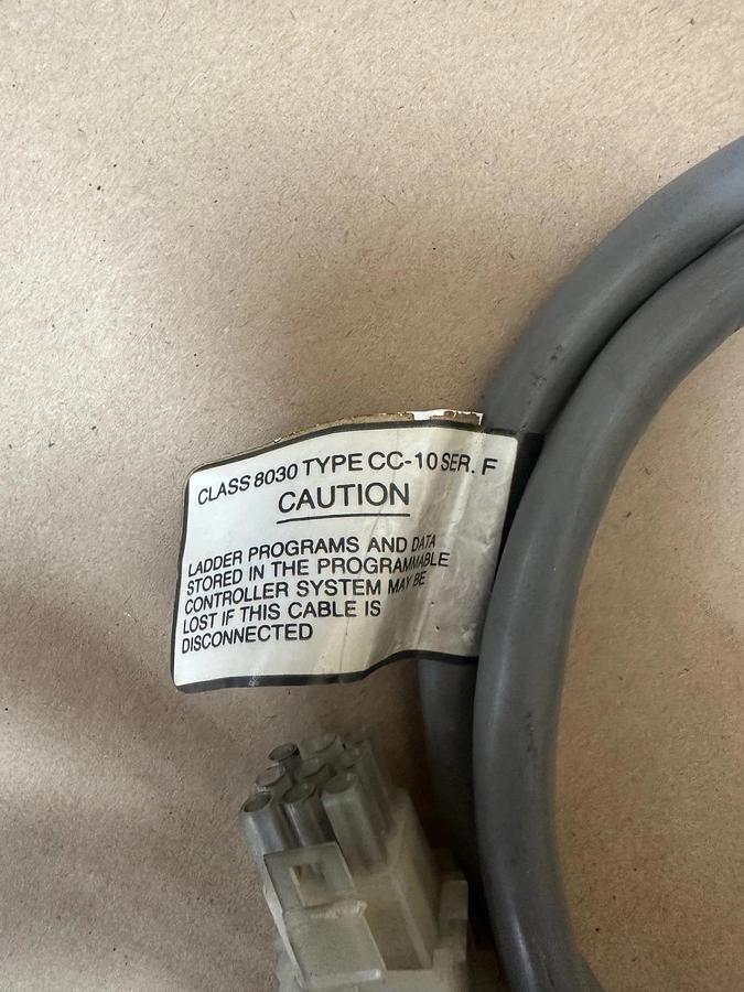 Used Square D CC-10 Power Supply Cable P1