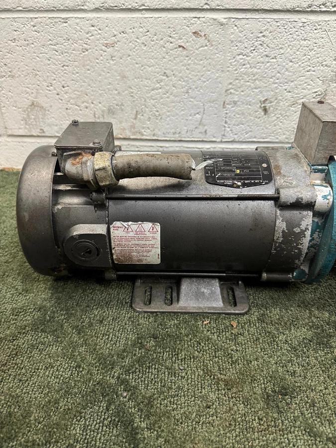 Used SEW Eurodrive R40LP56 6.17:1 Ratio Gearbox, Baldor-Reliance 1Hp Motor @ 2500RPM