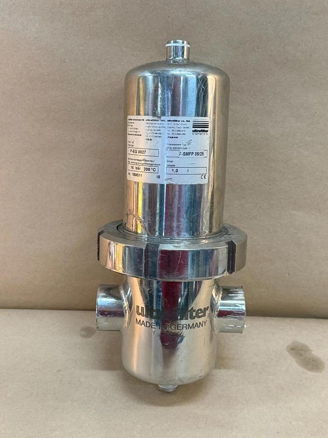 Used Ultrafilter P-EG 0027 Filter, 16 BAR