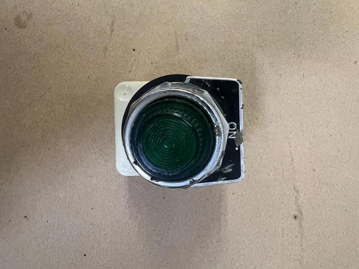 Used Square D 9001 Ser. H Green On Button