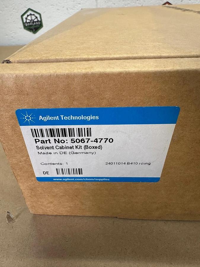 Used Agilent Technologies 5067-4770 Solvent Cabinet Kit