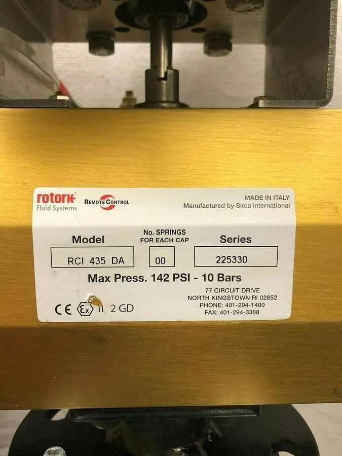 Used Hayward 4” Butterfly Valve w/ Remote Control RCI 435 DA Actuator