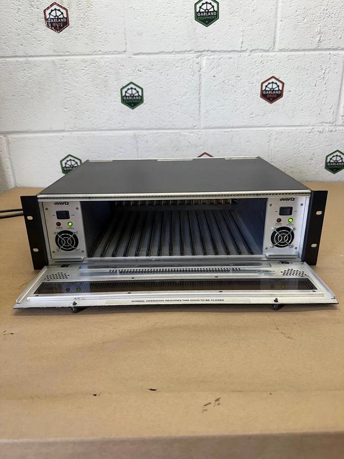 Used Evertz Microsystems 7700FR-C Multiframe Chassis, No Cards