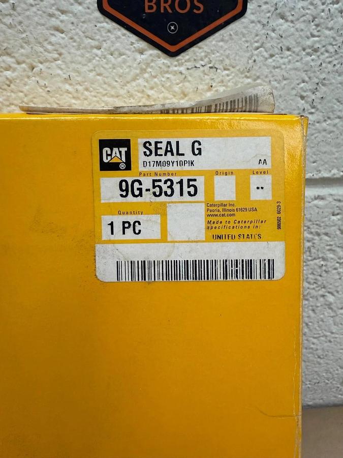 Caterpillar 9G-5315 Duo Cone Seal, Seal G