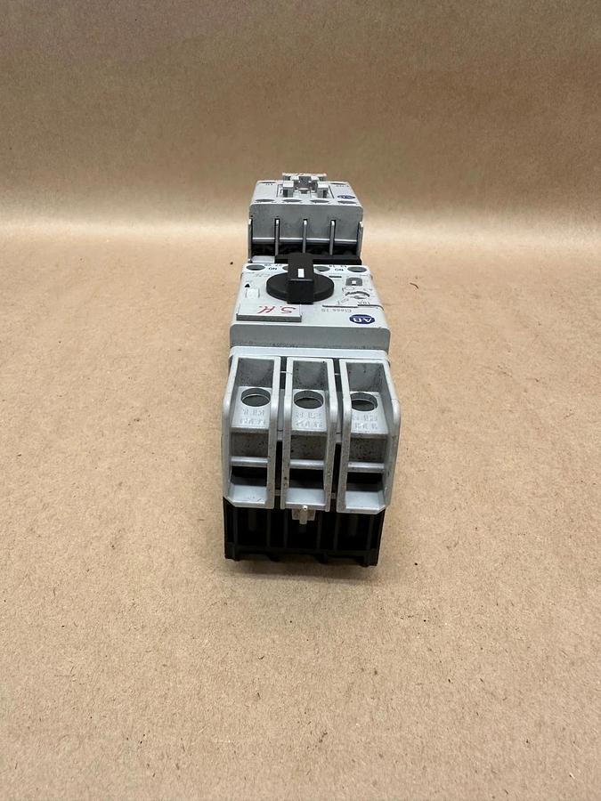 Used Allen Bradley 140M-C2E-C10 Ser C Circuit Breaker w/ 100-C09*10 Contactor