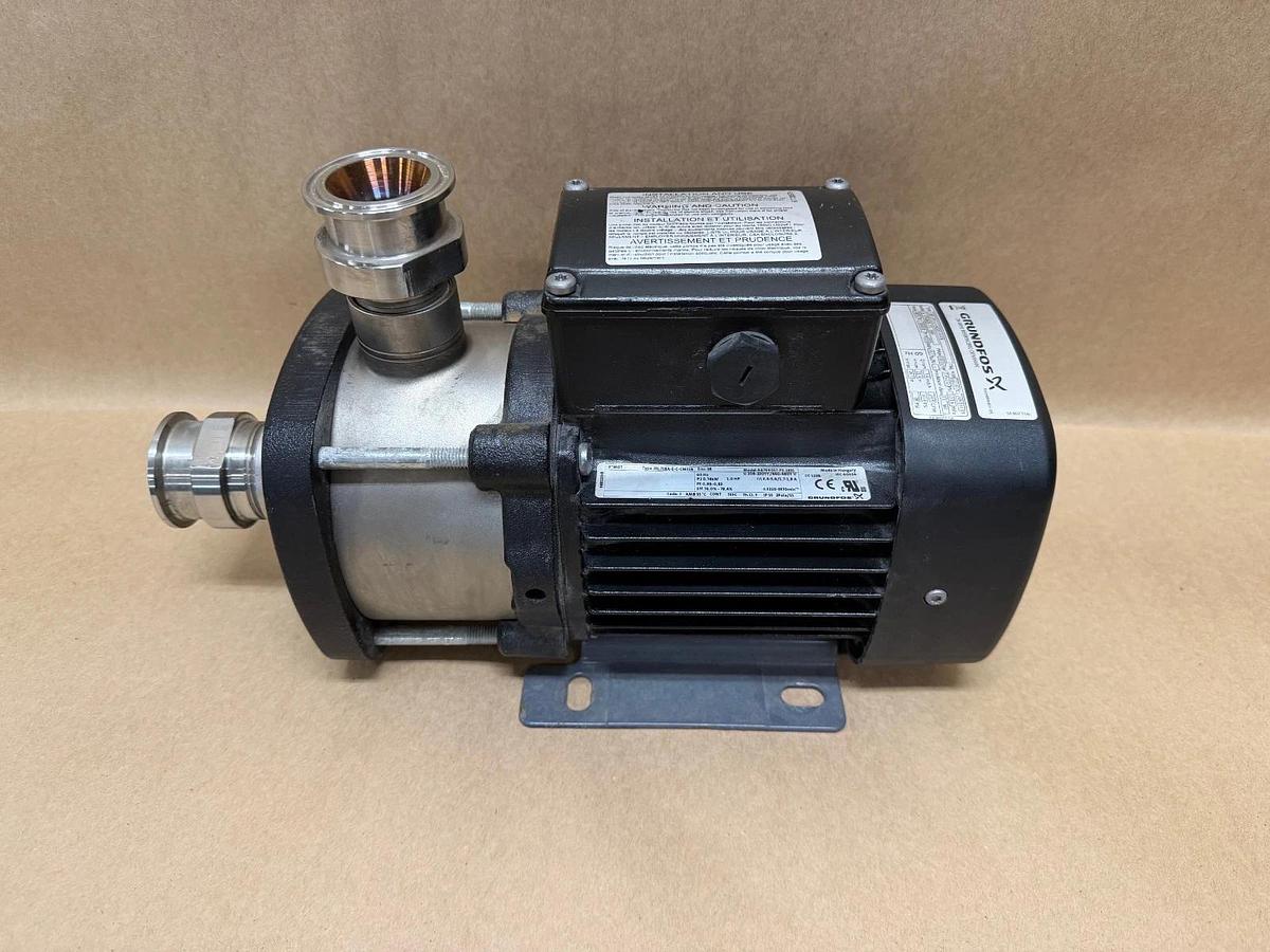 Used GRUNDFOS A-97568429-P2-1849 CM 5-2 A-S-G-E-AQQE E-A-A-N Horiz. End-Suction Pump