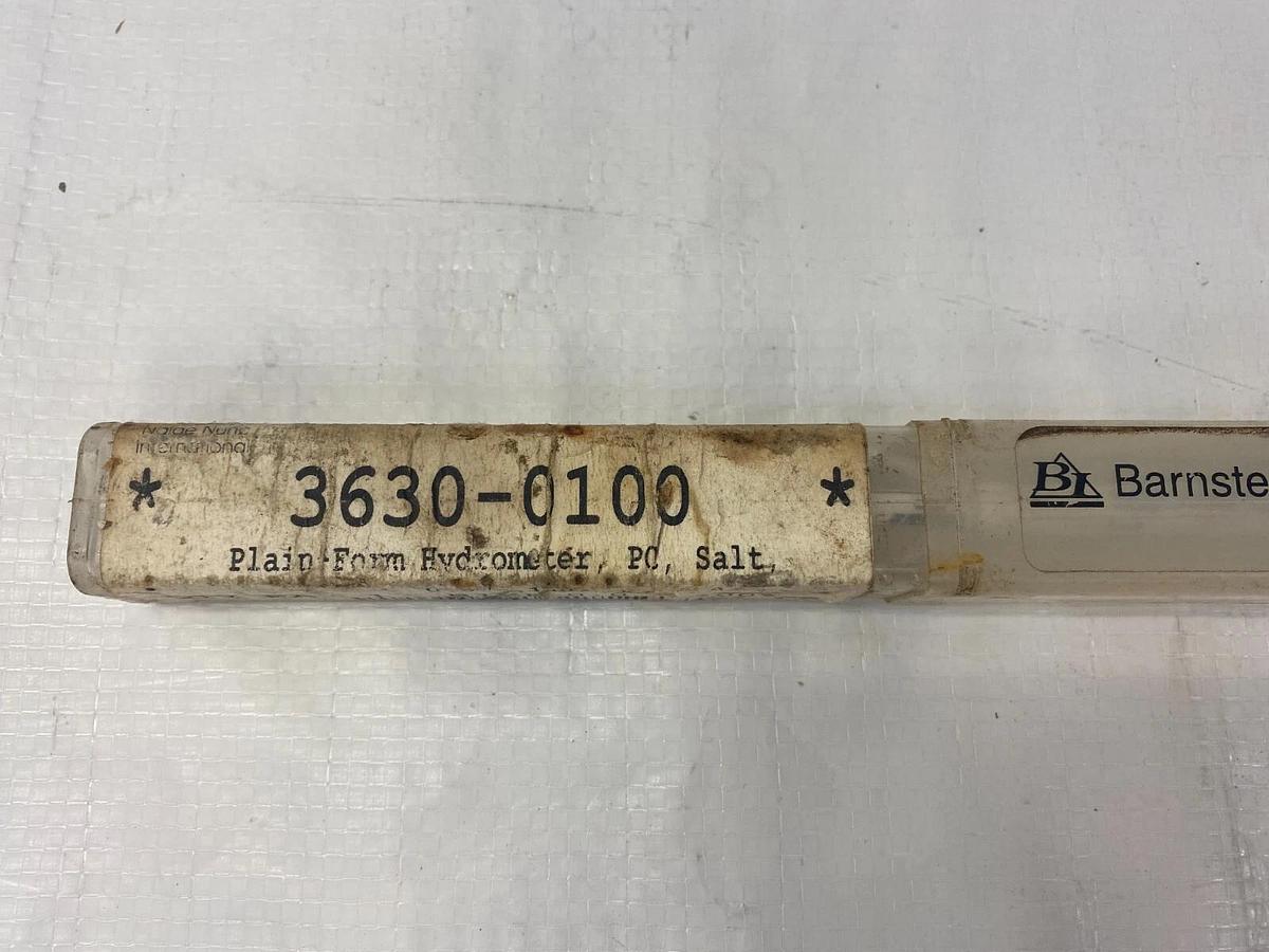 Used Barnstead/Ertco 0036300 Hydrometer Polycarbonate