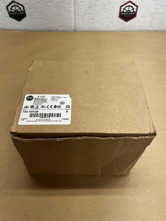 Used Allen Bradley 193-1EFGE Ser A Overload Relay 20-100A Range *NEW*