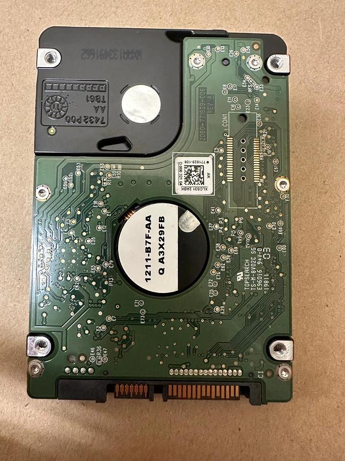 Used Western Digital WD5000BPKX Black 500GB SATA Hard Drive