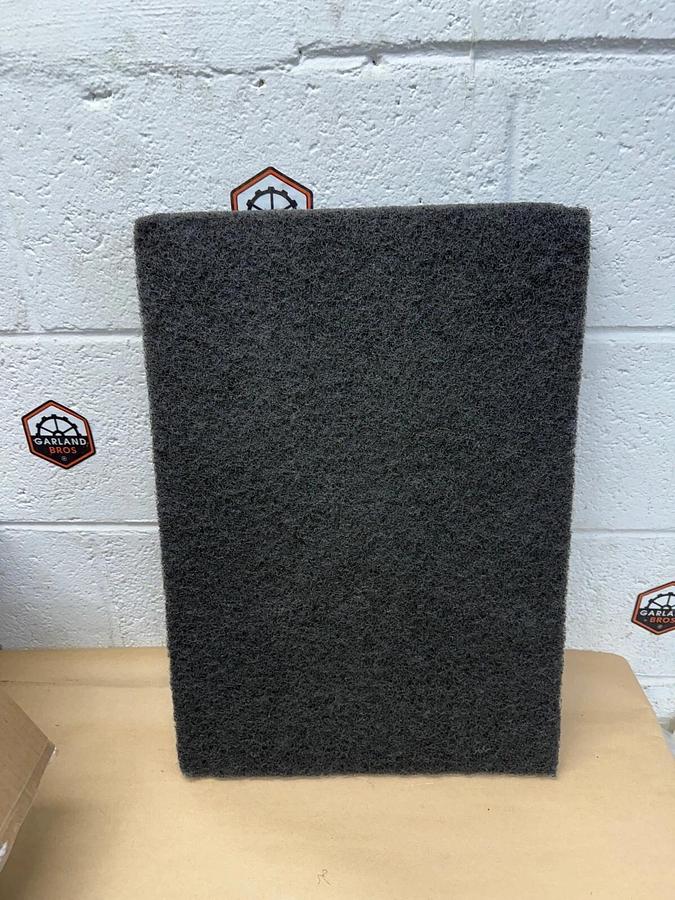 Used 3M 7200 Black Stripper Pads, 20” x 14”, 10 Pads Per Box, 175-600 RPM