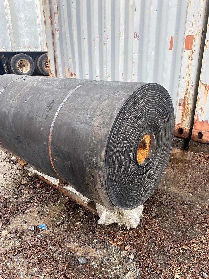 Used Conveyor Belt 60” Width, Smooth Top, Poly/Nylon, 2 Ply, 190 Ft Length