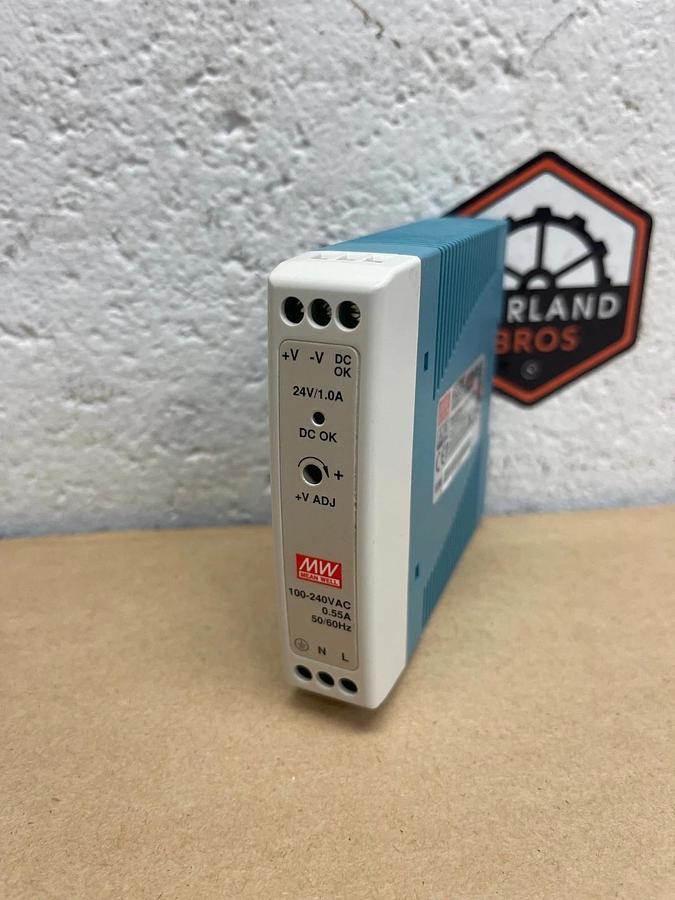Used Mean Well MDR-20-24 AC to DC Power Supply Module, 24V, 1A *NEW*