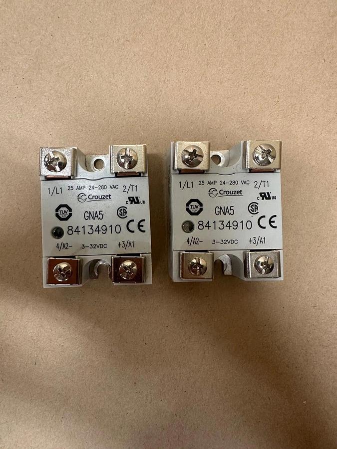 Used Crouzet GNA5 Solid State Relay - Lot of 2