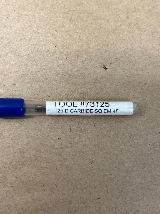 Harvey Tool 73125 125 D Carbide SQ EM 4F - Lot of 2